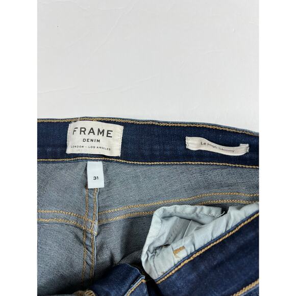 Frame Le High Skinny Distressed Jeans 31 - Picture 10 of 13